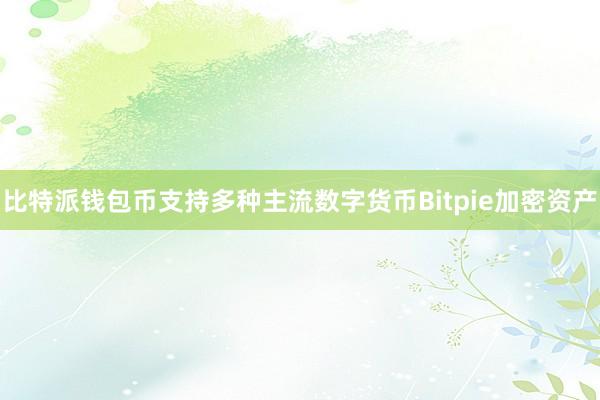 比特派钱包币支持多种主流数字货币Bitpie加密资产