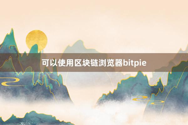 可以使用区块链浏览器bitpie