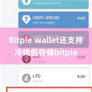 Bitpie wallet还支持冷钱包存储bitpie