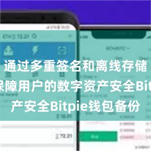 通过多重签名和离线存储等技术保障用户的数字资产安全Bitpie钱包备份