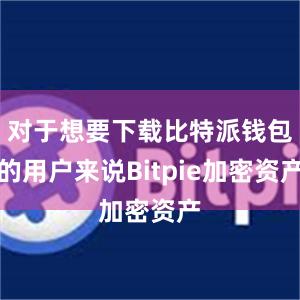 对于想要下载比特派钱包的用户来说Bitpie加密资产